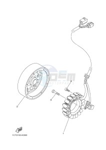 YFM450FWAD YFM450PE GRIZZLY 450 EPS (2LC2 2LC3 2LC4) drawing GENERATOR