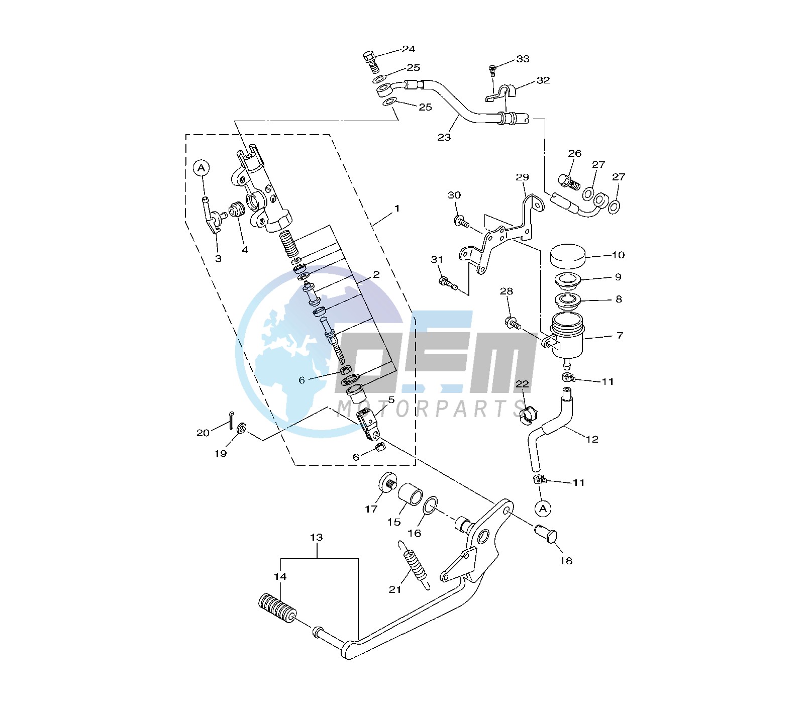 REAR MASTER CYLINDER