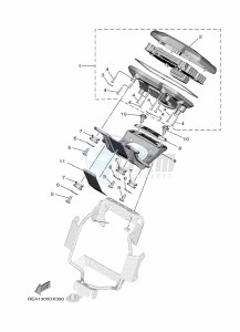 XSR900 MTM890-U (BMS1) drawing METER