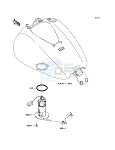 VN1700_CLASSIC_TOURER_ABS VN1700DDF GB XX (EU ME A(FRICA) drawing Fuel Pump