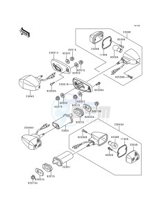 EX 250 F [NINJA 250R] (F6-F9) [NINJA 250R] drawing TURN SIGNALS