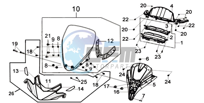 DASHBOARD - WINDSCREEN