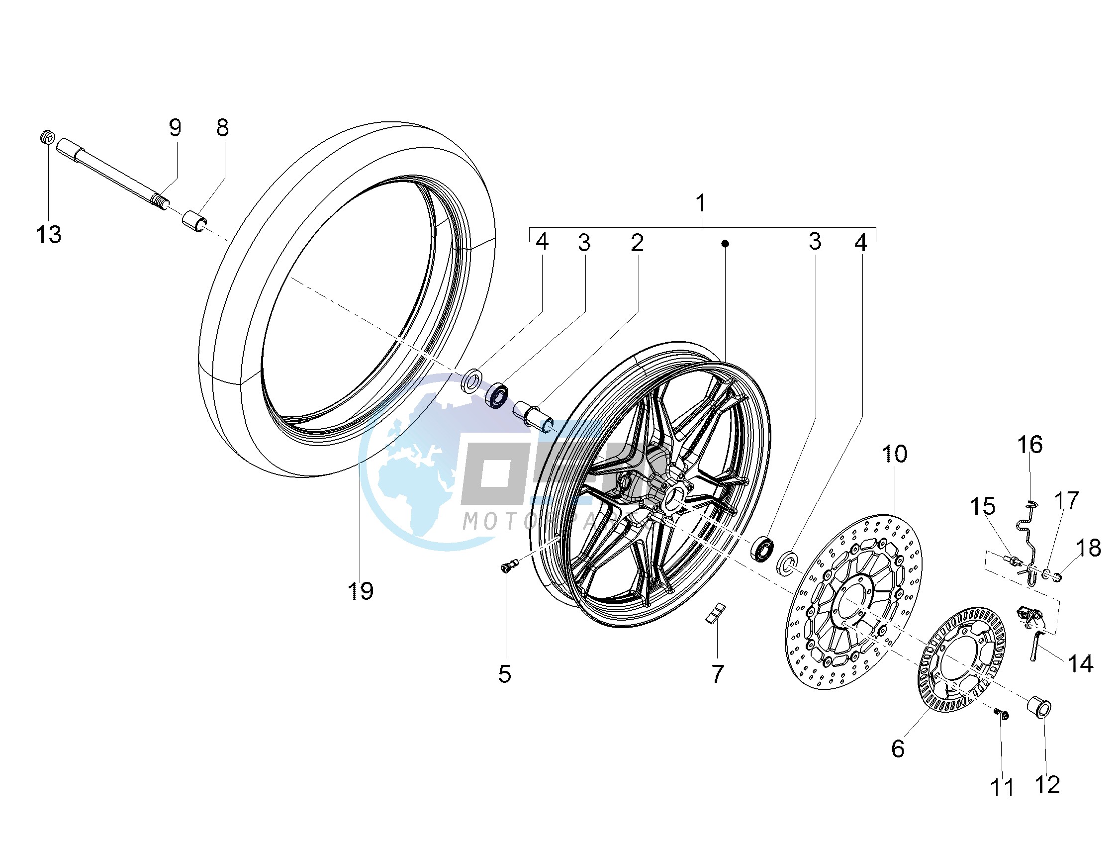 Front wheel