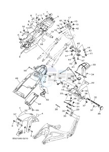 MTN850 MTN-850-A MT-09 ABS (BS2B) drawing FENDER