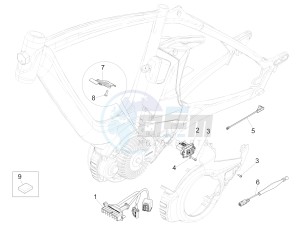 Wi-Bike Enel 0 drawing Main cable harness