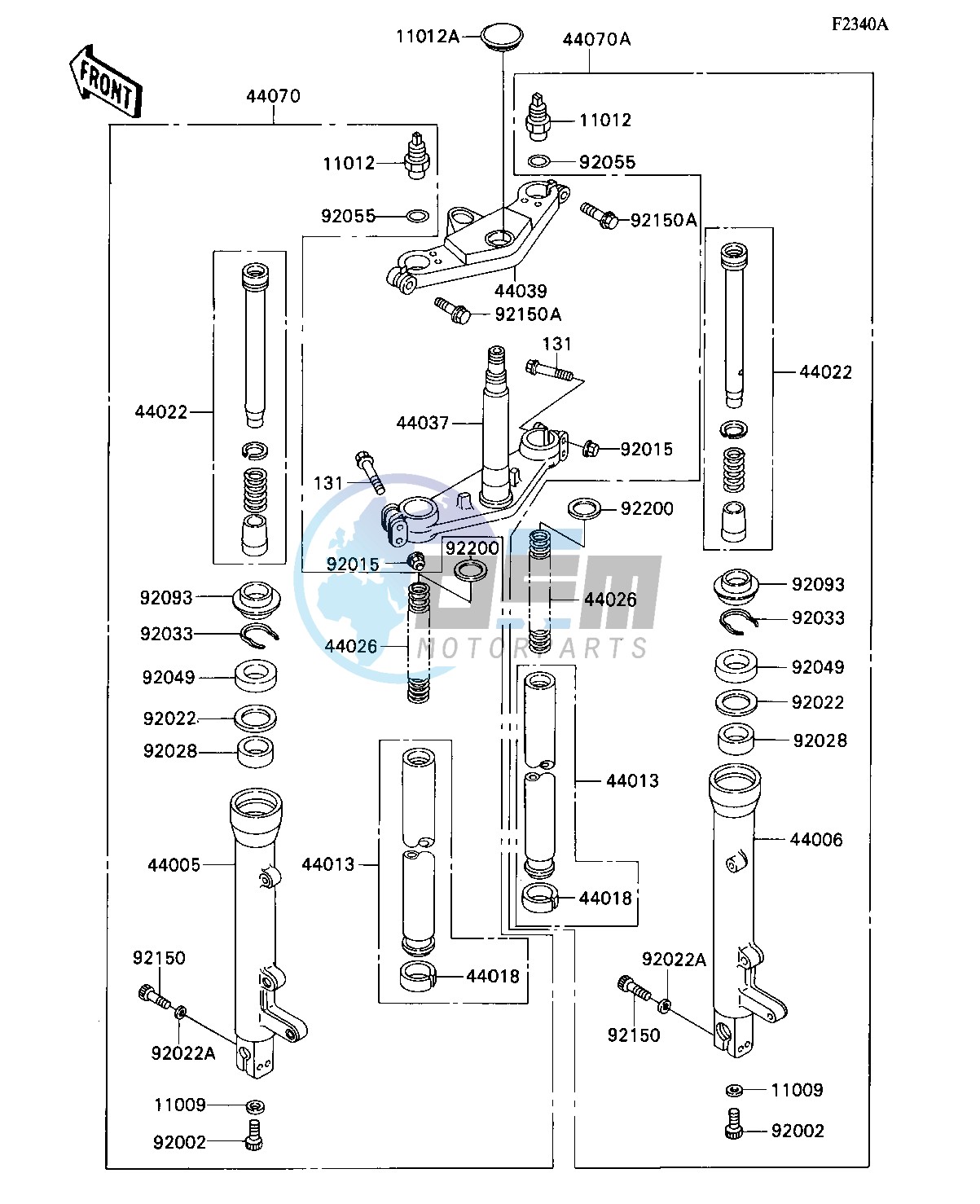 FRONT FORK-- ZX1100-C3_C4- -