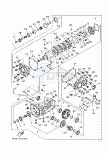 YFM700FWBD YFM7NKP (B5KG) drawing DRIVE SHAFT