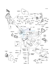 KL 650 E [KLR650] (E8F-E9F) E8F drawing AIR CLEANER