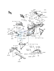 Z800 ABS ZR800DGFA UF (UK FA) XX (EU ME A(FRICA) drawing Side Covers/Chain Cover