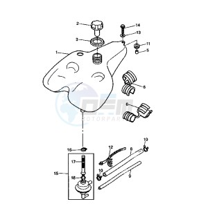 YH WHY 50 drawing FUEL TANK