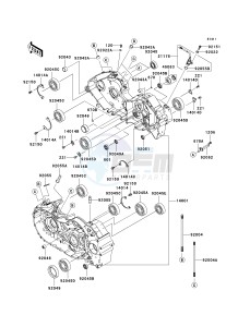 VN 2000 F [VULCAN 2000 CLASSIC LT] (6F-7F) F7F drawing CRANKCASE