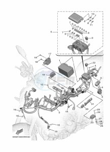 MT-09 SP MTN890D (BAM7) drawing ELECTRICAL 1