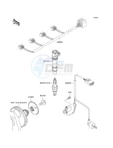 ZR 1000 A [Z1000] (A6F-A6F) A6F drawing IGNITION SYSTEM