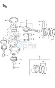 DF 250 drawing Crankshaft SS Model