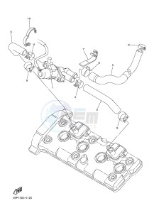 FZ8-S ABS FZ8 FAZER (ABS) 800 (1BD5 1BD7) drawing AIR INDUCTION SYSTEM