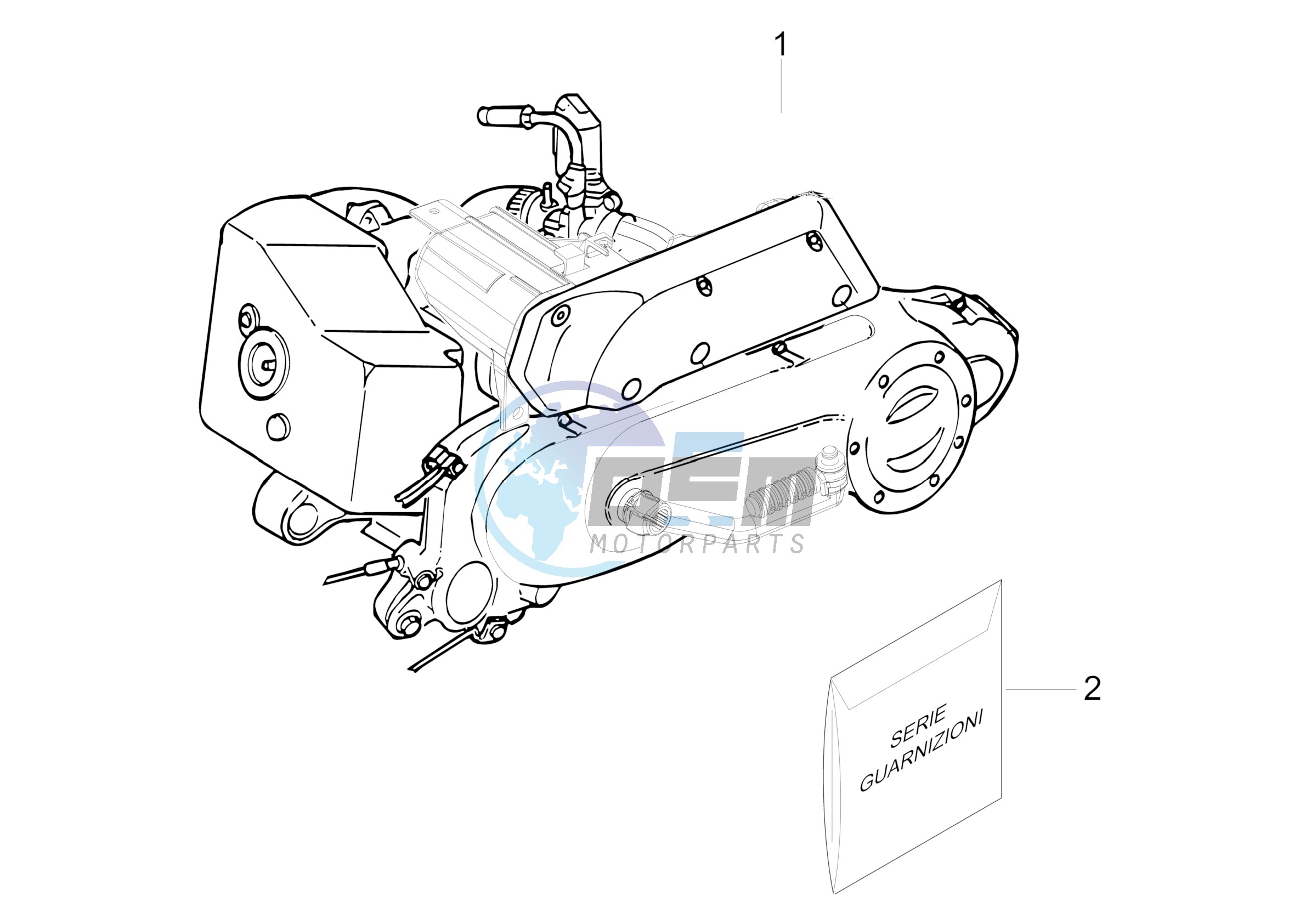 Engine, assembly