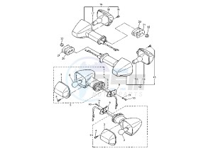 YZF R6 600 drawing FLASHER LIGHT