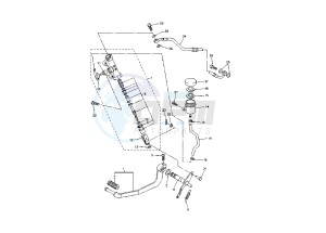 FZ6 NS 600 drawing REAR MASTER CYLINDER