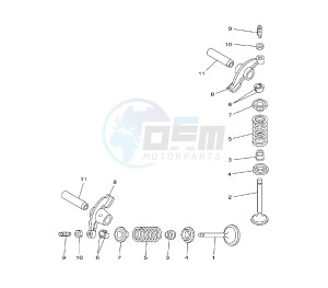 XT X BRA 125 drawing VALVE