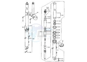 YZF R6 600 drawing FRONT FORK