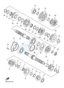 XJ6F 600 DIVERSION F (1CWV 1CWW) drawing TRANSMISSION