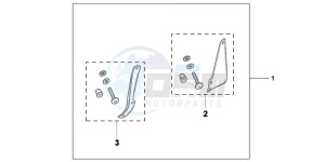 NC700DD INTEGRA E drawing KIT LEG DEFLECTOR