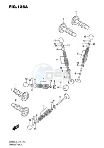 SV650S EU drawing CAMSHAFT-VALVE