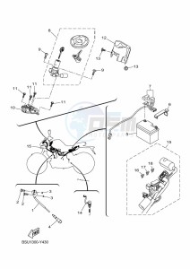 MT125 MTN125-A (BSU1) drawing ELECTRICAL 1