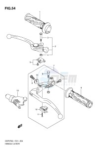 GSR750 (E21) drawing HANDLE LEVER