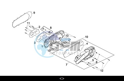 L. CRANK CASE COVER