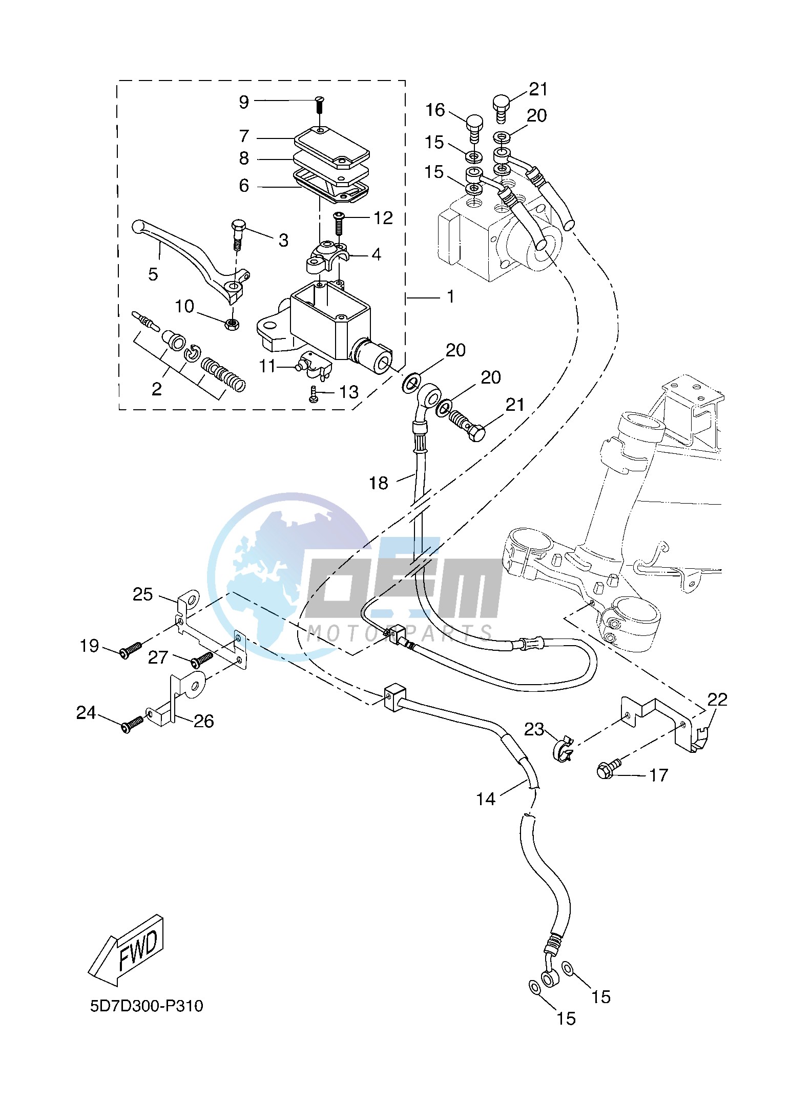 FRONT MASTER CYLINDER