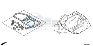 CRF50FD CRF50F Europe Direct - (ED) drawing GASKET KIT B