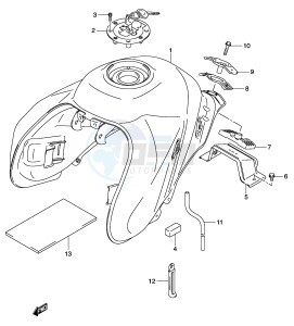 DL1000 (E2) V-Strom drawing FUEL TANK