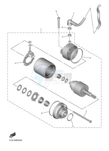 YZF-R6 YZF600 R6 (BN6A) drawing STARTING MOTOR