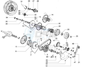 Diesis 100 drawing Speed variator assy