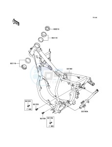 KX65 KX65A9F EU drawing Frame