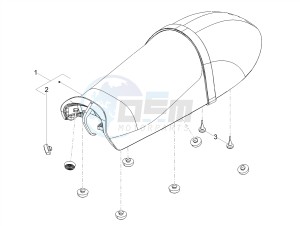 V7 III Racer 750 e4 (NAFTA) drawing Saddle