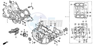 ST1100P drawing CRANKCASE