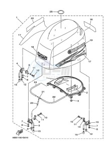 F225CETL drawing FAIRING-UPPER