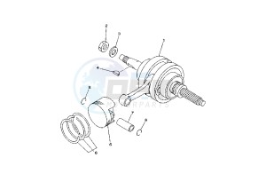 YP MAJESTY 250 drawing CRANKSHAFT PISTON