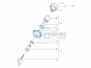 Typhoon 125 4T 2V E3 (NAFTA) drawing Locks