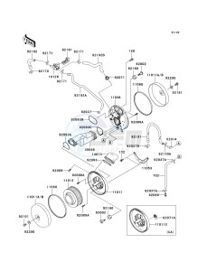 VN 1600 B [VULCAN 1600 MEAN STREAK] (B6F-B8FA) B8FA drawing AIR CLEANER