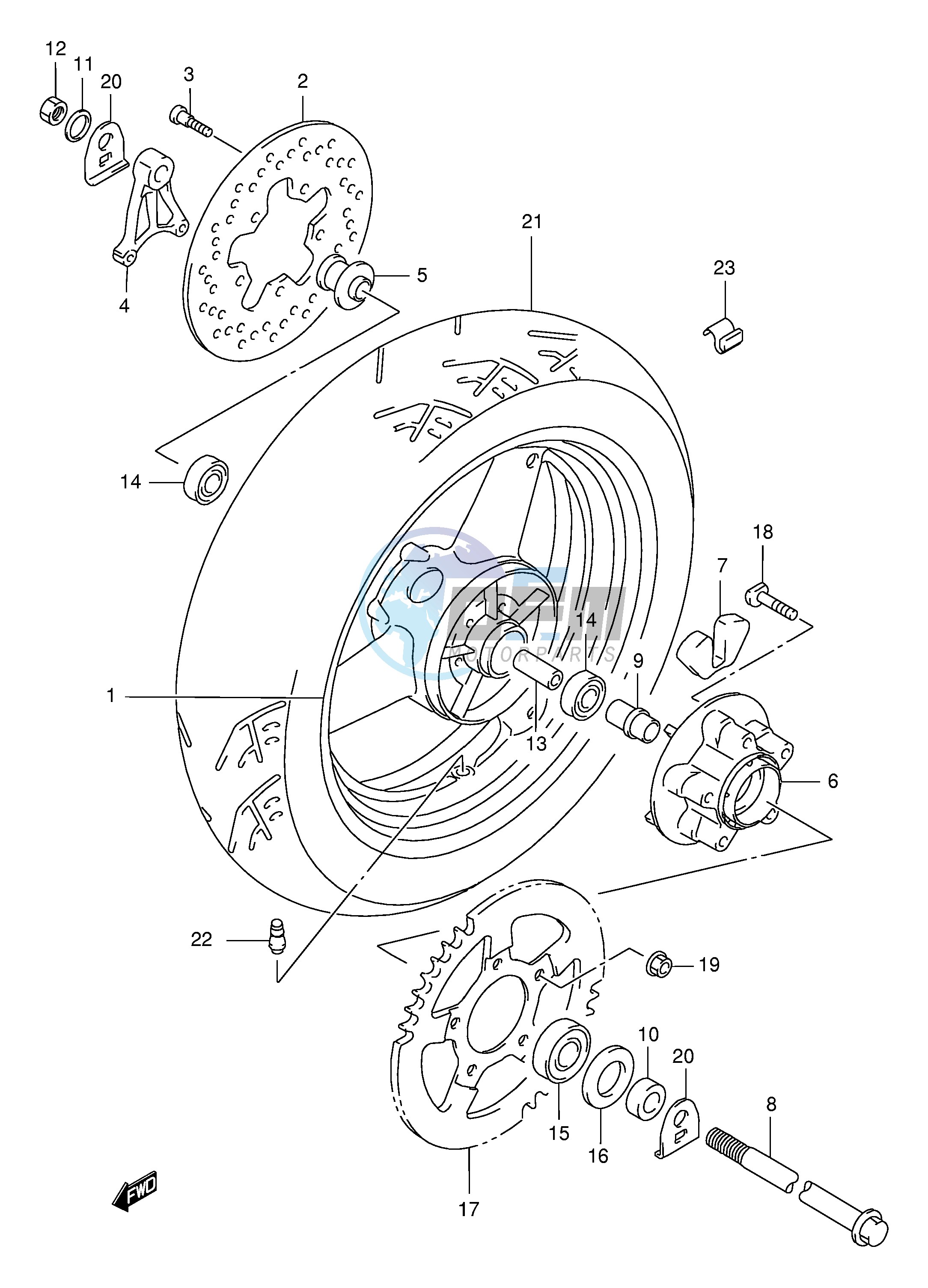 REAR WHEEL