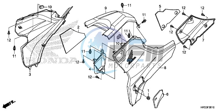 SIDE COVER/TANK COVER