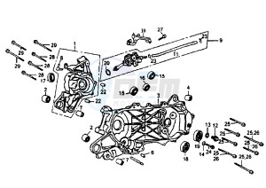 SUPER FANCY - 50 cc drawing CRANKCASE