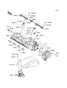 JET SKI ULTRA 300X JT1500HBF EU drawing Throttle