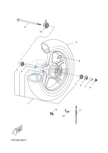 NS50 NITRO (1PH4 1PH4) drawing FRONT WHEEL