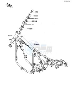 KZ 550 F [SPECTRE] (F1-F2) [SPECTRE] drawing FRAME