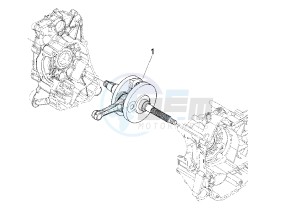 X8 125 drawing Crankshaft