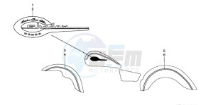 VT750CD3 drawing MARK